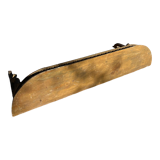 Console half moon gilded wood
