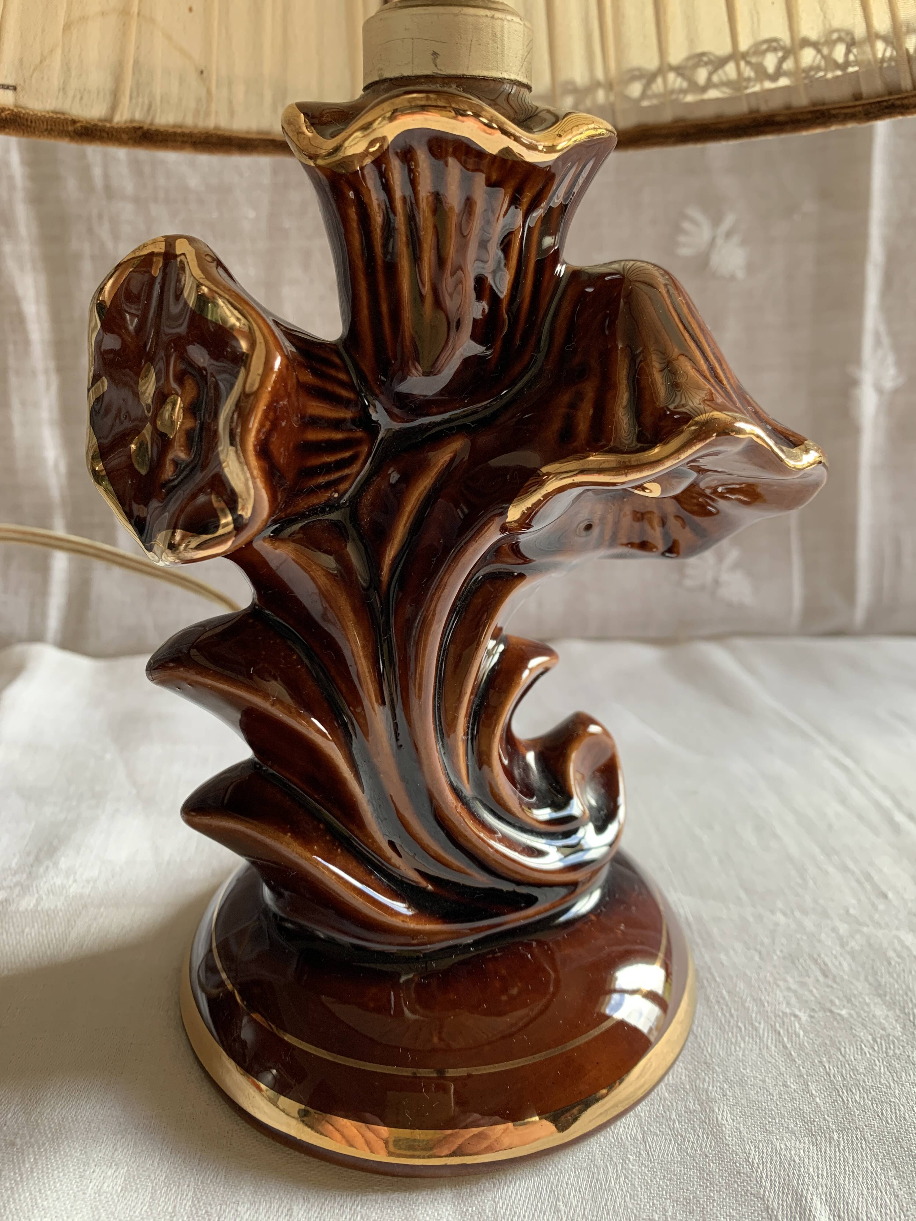 ceramic lamp early 1900