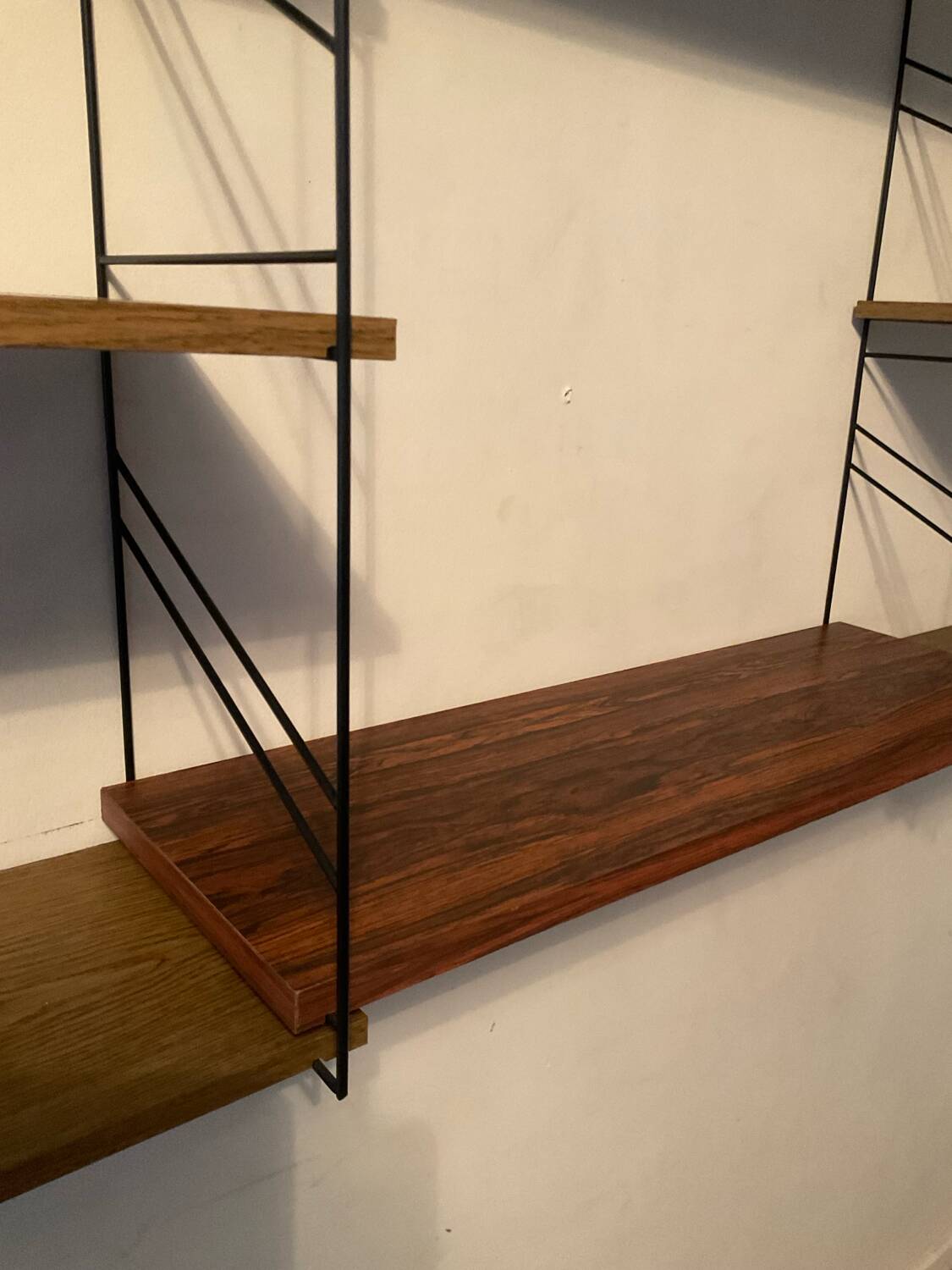 Vintage string shelf from the 60s-70s.