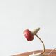 Mid-Century Red Table Lamp from Gebrüder Cosack, 1950s