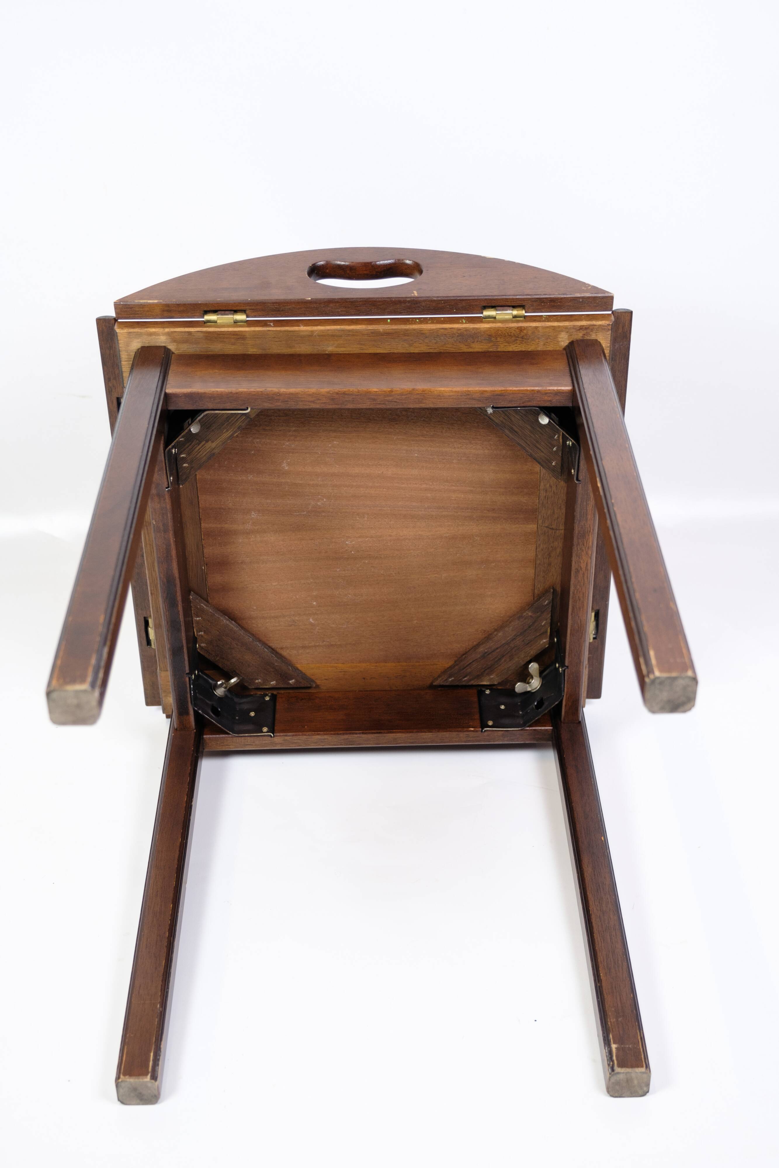 Butler Table Made In Mahogany From 1960s