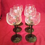 Set of 6 wine glasses