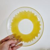 Set of 6 small plates sunflower cap