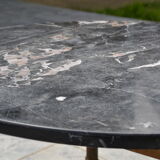 Black marble coffee table