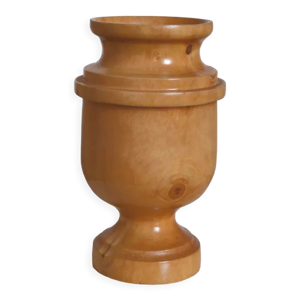 Pot en bois pour fleurs séchées