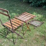 Folding garden chairs