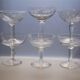 Service dépareillé de 6 coupes à champagne