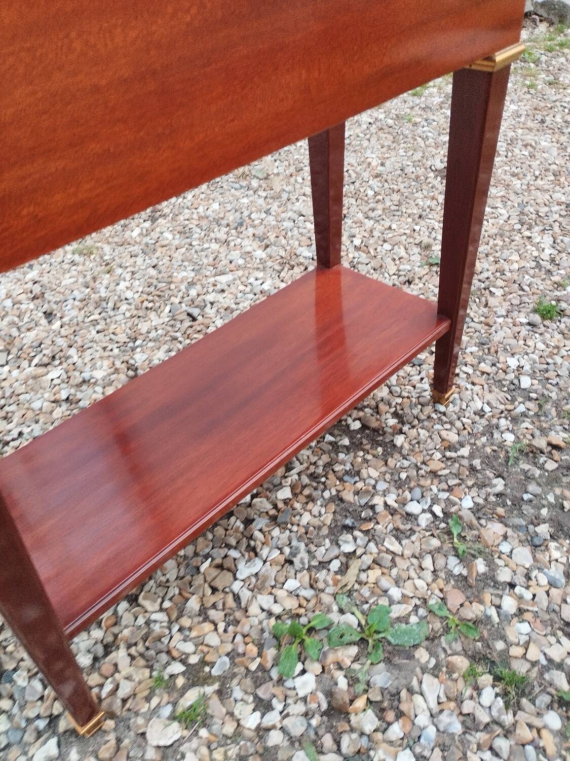 Meuble ancien jardinière en acajou style Louis XVI