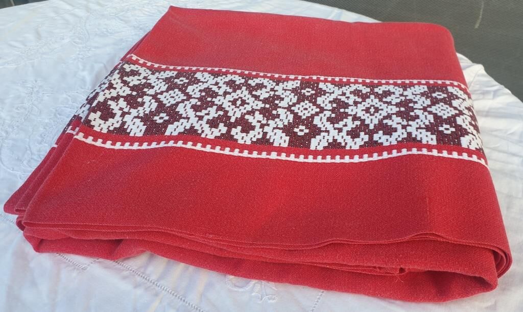 Vintage Basque tablecloth 210x280