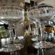 6 champagne glasses. Saint Louis crystal.