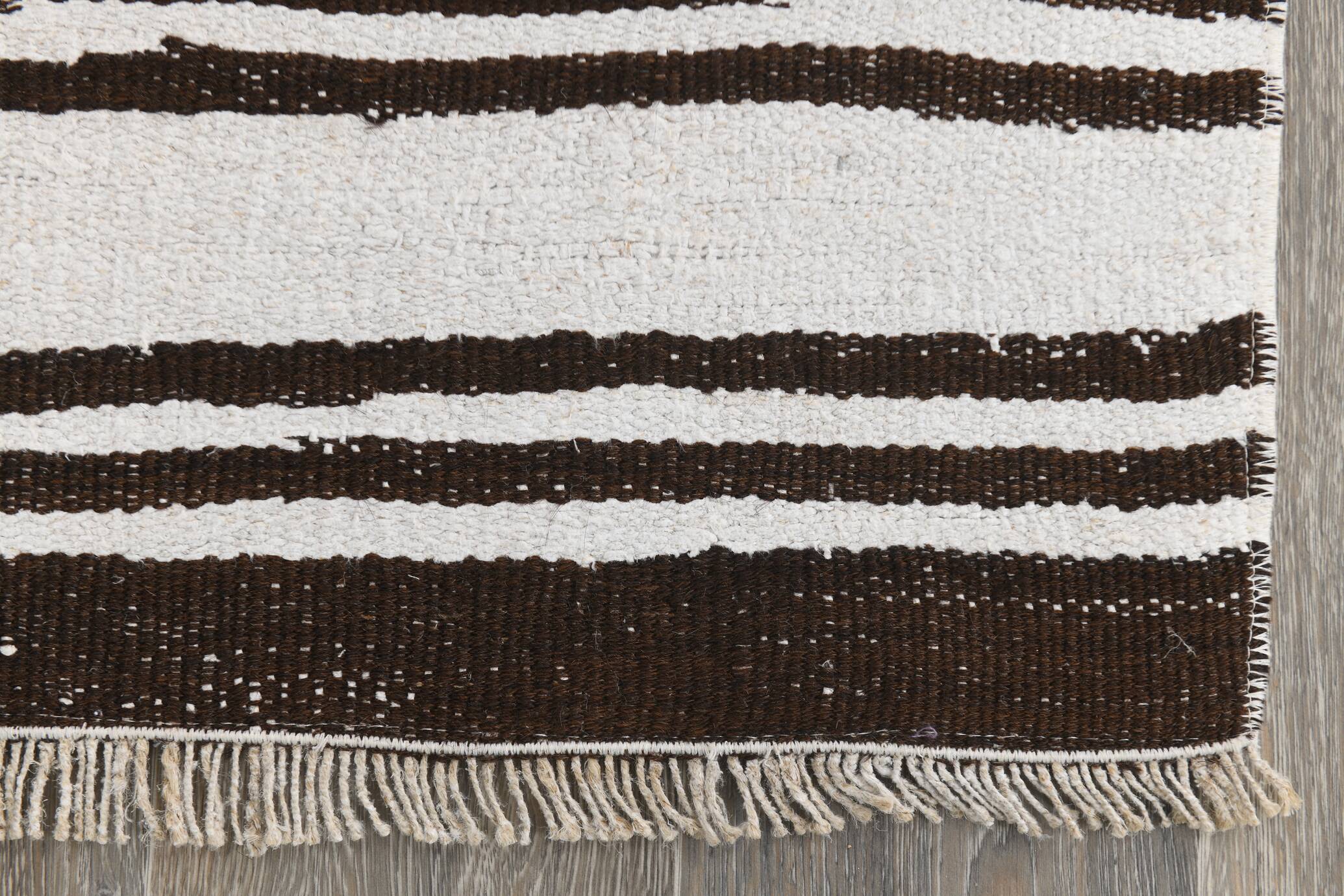 2x10 Modern Striped Turkish Kilim Runner Rug, 69x309Cm