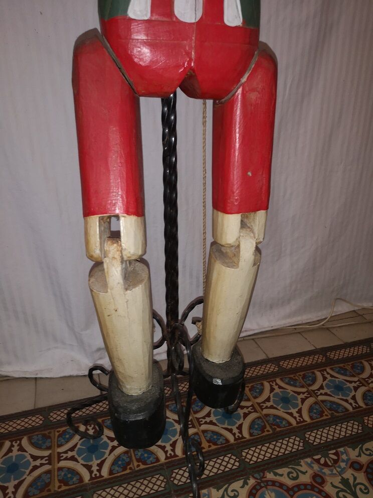 Puppet Pinocchio soft wood 1970