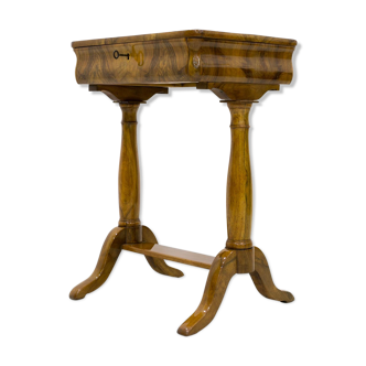 Biedermeier decorative thread table, Germany, circa 1830