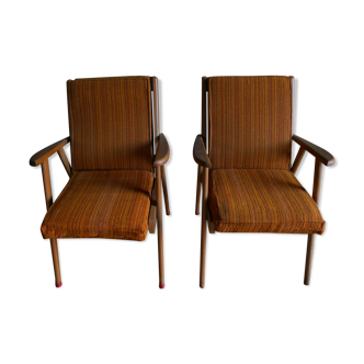 Pair of 70's armchairs