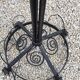 Large Art Deco Red Stained Glass Floor Lamp