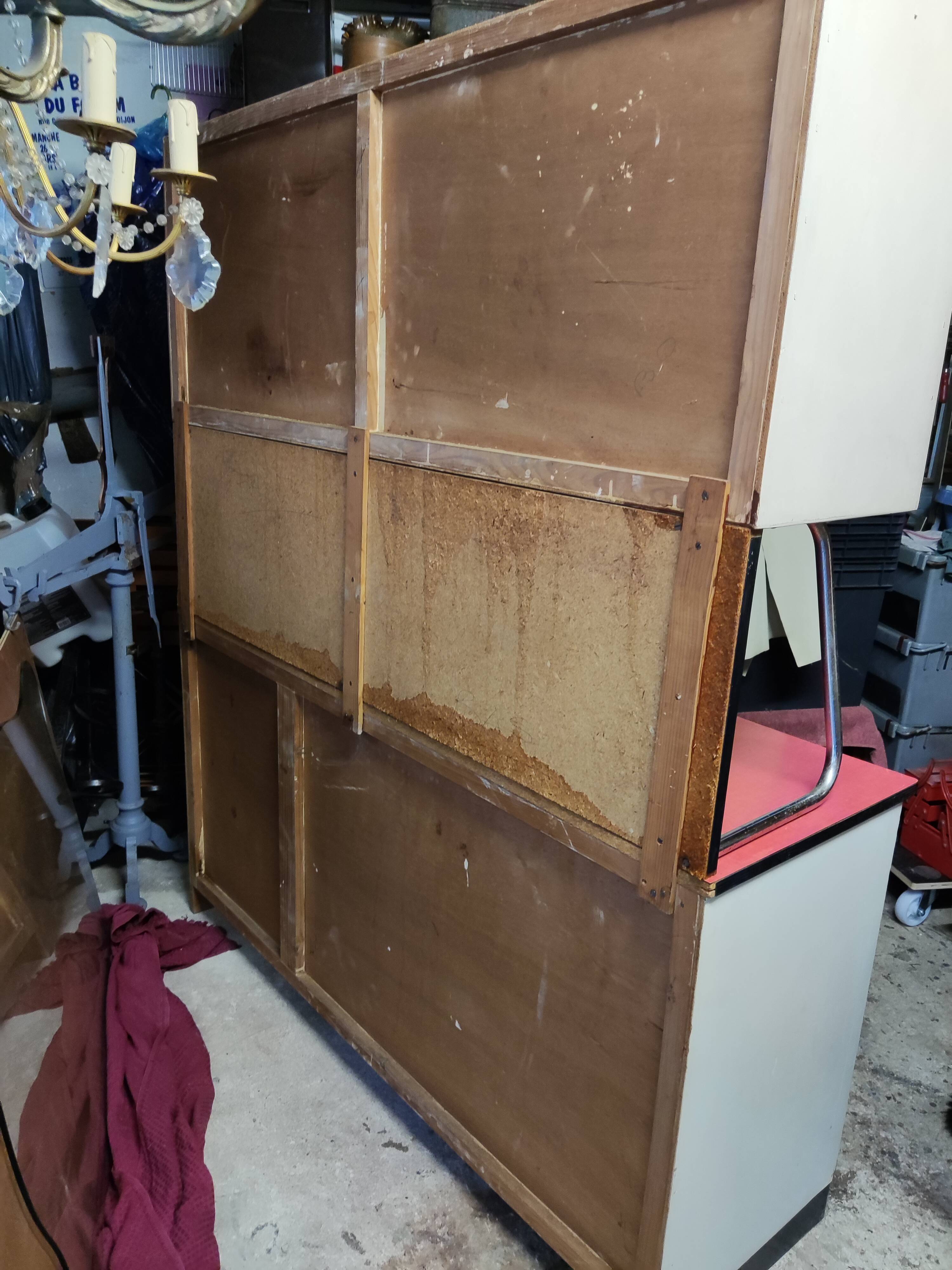 Red formica furniture