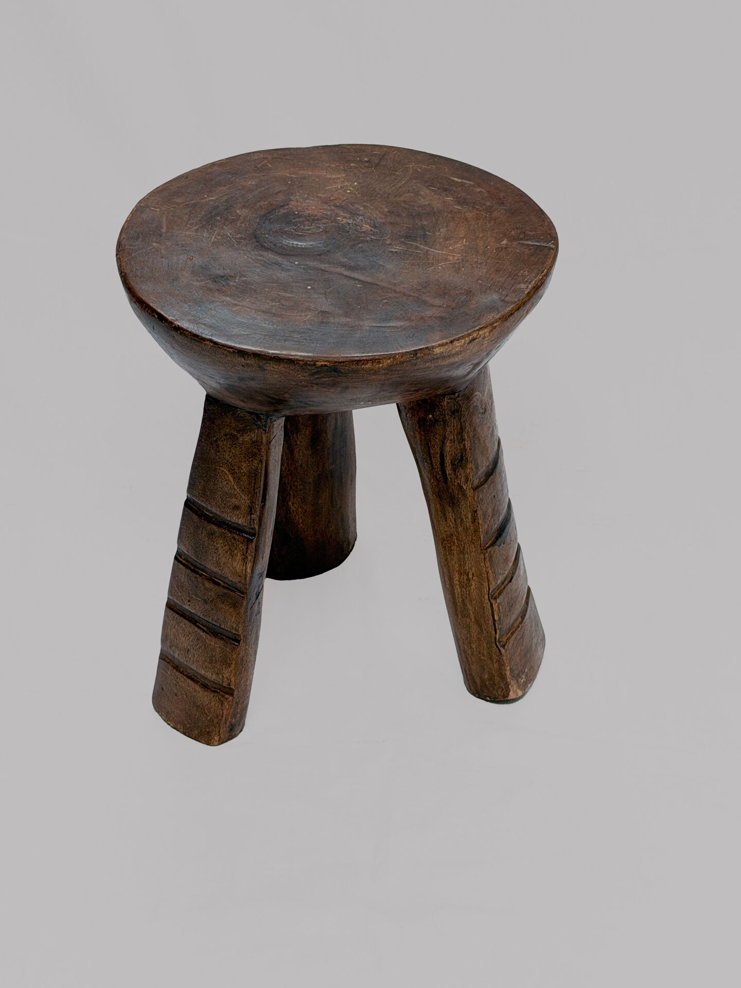 Tabouret Senoufo en bois (Burkina Faso)