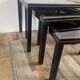 Trio of Pierre Vandel nesting tables from the 70s-80s
