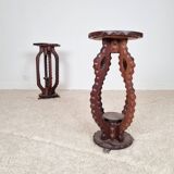 Pair of African-style side tables