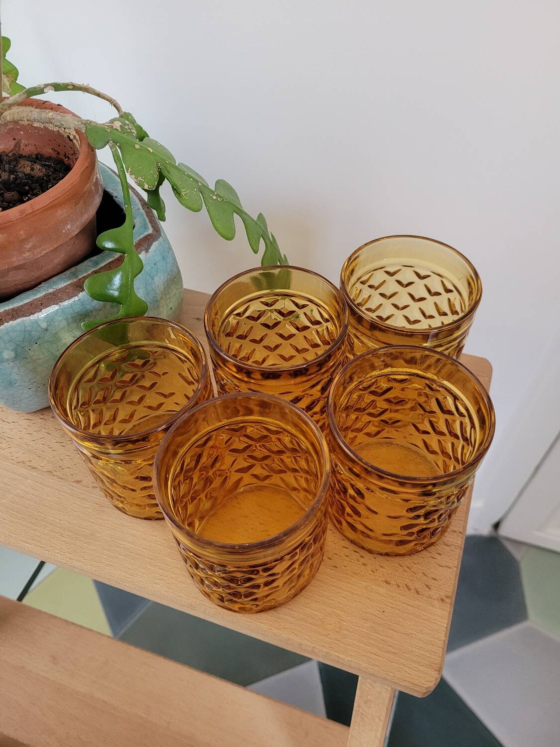 Lot de 5 verres Pernod