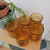 Set of 5 Pernod glasses