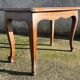 Small coffee or side table, oak, marquetry, Louis XV style, vintage