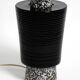 Beautiful, large Italian 1980s ceramic table lamp without a shade from IL P