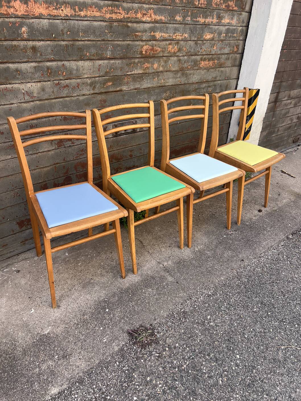 (Lot) 4 Alma bistro chairs no. 1642 Luterma