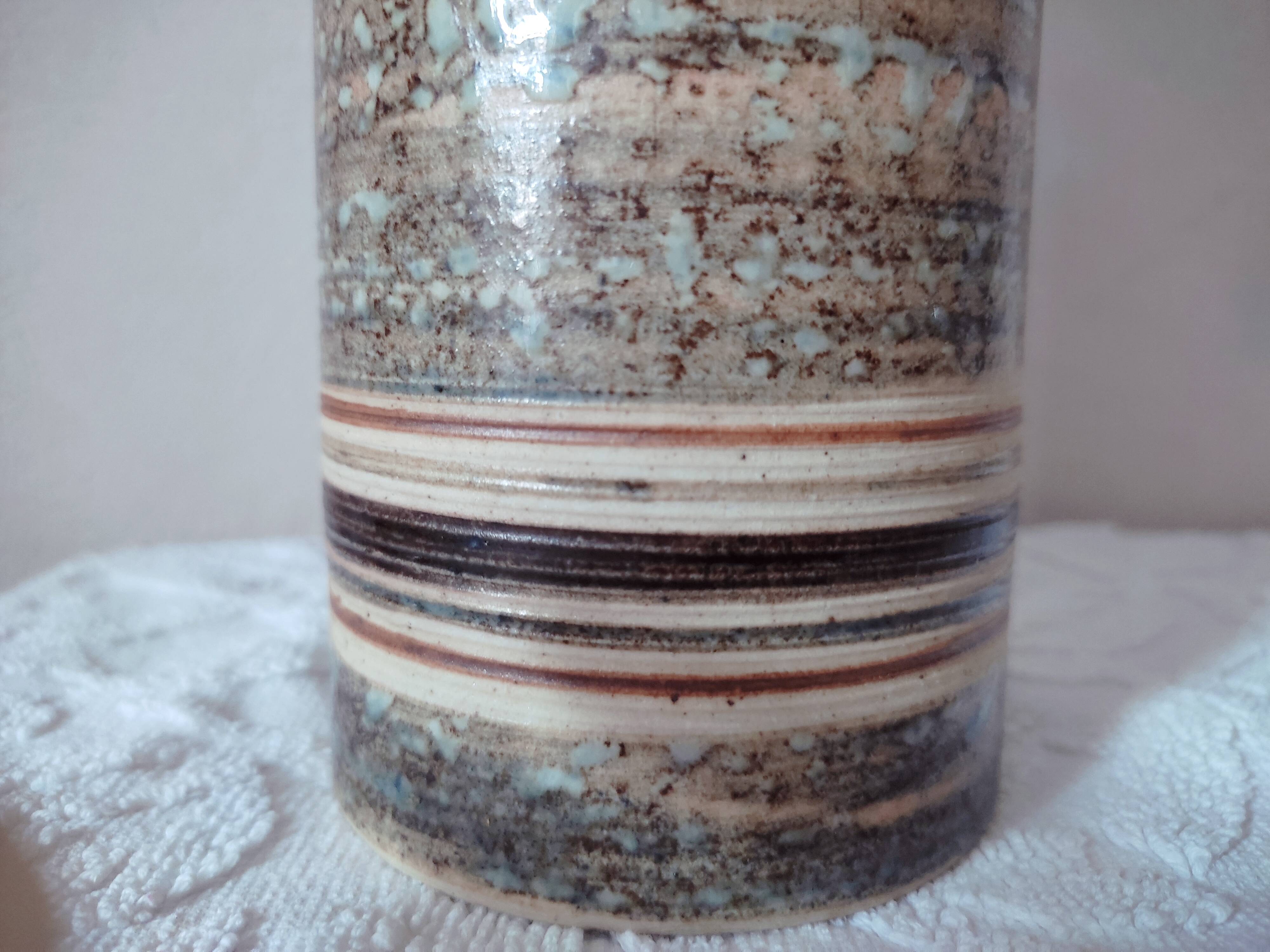 Ceramic candle holder vase