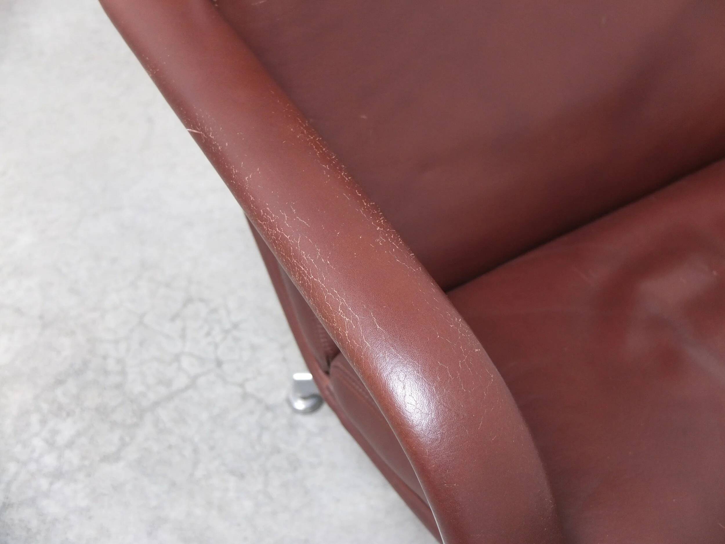 Early 'F141' lounge chair with ottoman by Geoffrey Harcourt for Artifort, 1972
