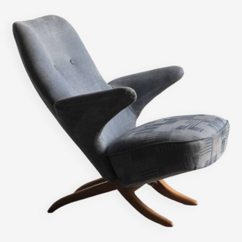 Fauteuil Penguin, modèle 107, par Theo Ruth, pour Artifort, Pays-Bas 1960