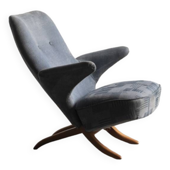 Fauteuil Penguin, modèle 107, par Theo Ruth, pour Artifort, Pays-Bas 1960