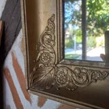 Miroir ancien bois doré fin XVIIIeme début XIXème