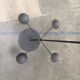 Vintage Brutalist Metal Candle Holder