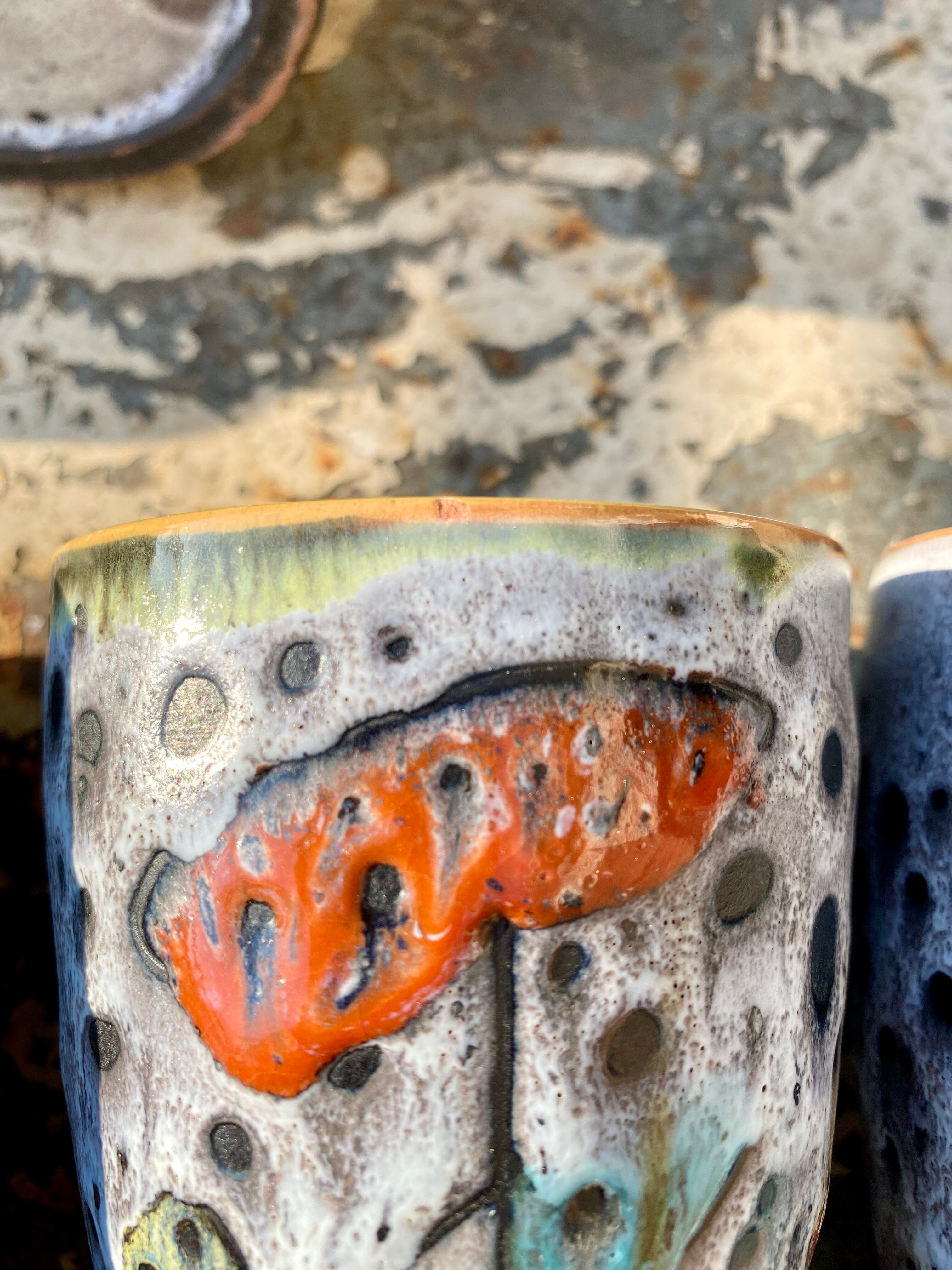Pichet et verres Vallauris