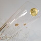 Set of 6 Cristal d'Arques 16cl Versailles vintage champagne flutes