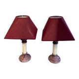 Paire lampes de chevet