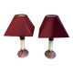 Paire lampes de chevet