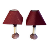 Paire lampes de chevet