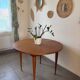 Vintage teak round table