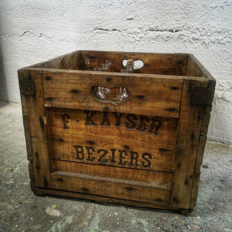 Wooden beer locker