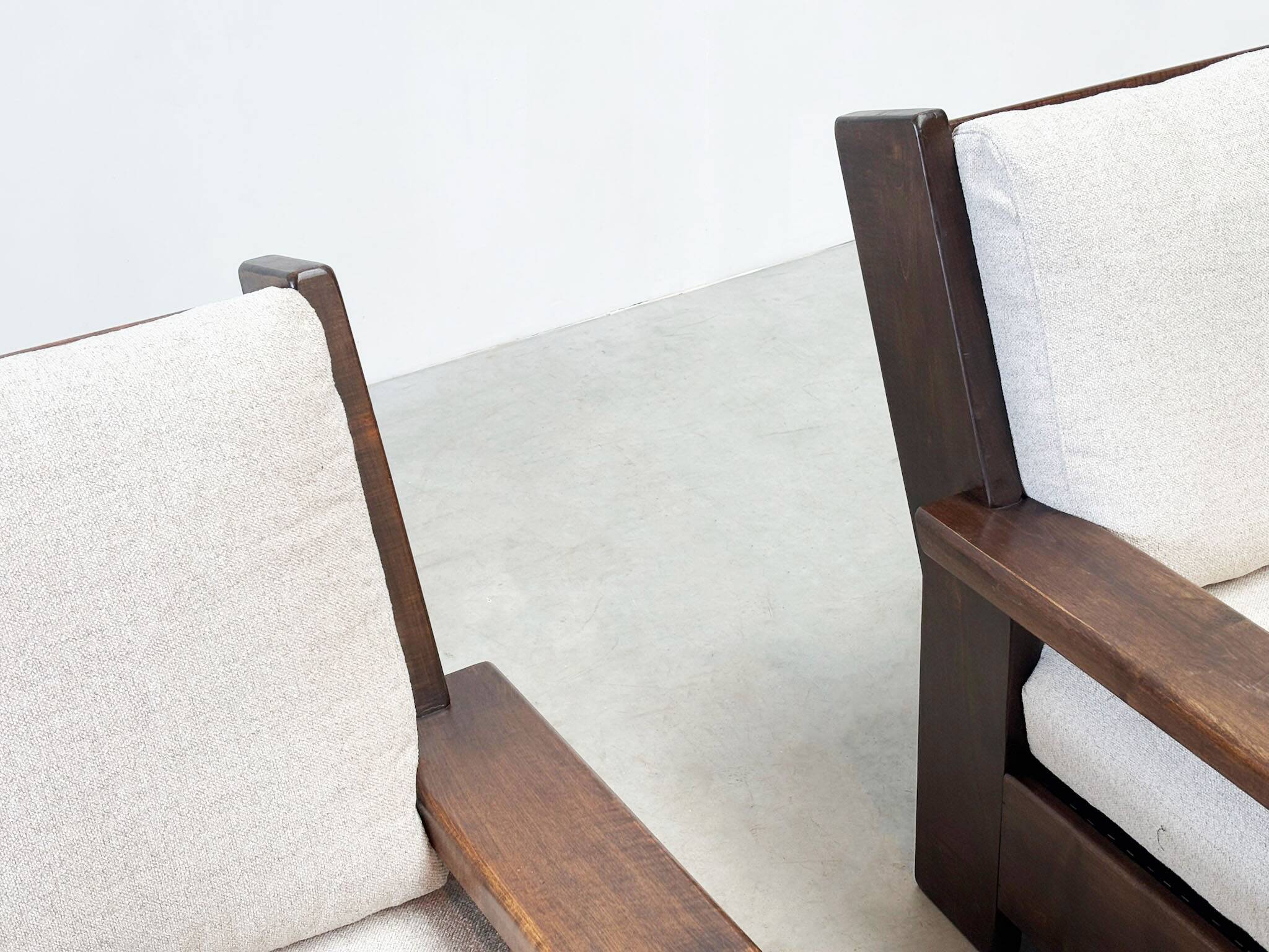 Brutalist lounge chairs