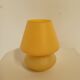 Small vintage lamp in orange opaline glass from the 1970s