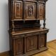 Renaissance-style two-body buffet in walnut