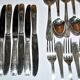 LCF set of 36 silver cutlery for starters and desserts, 1950s design Le Couvert Français