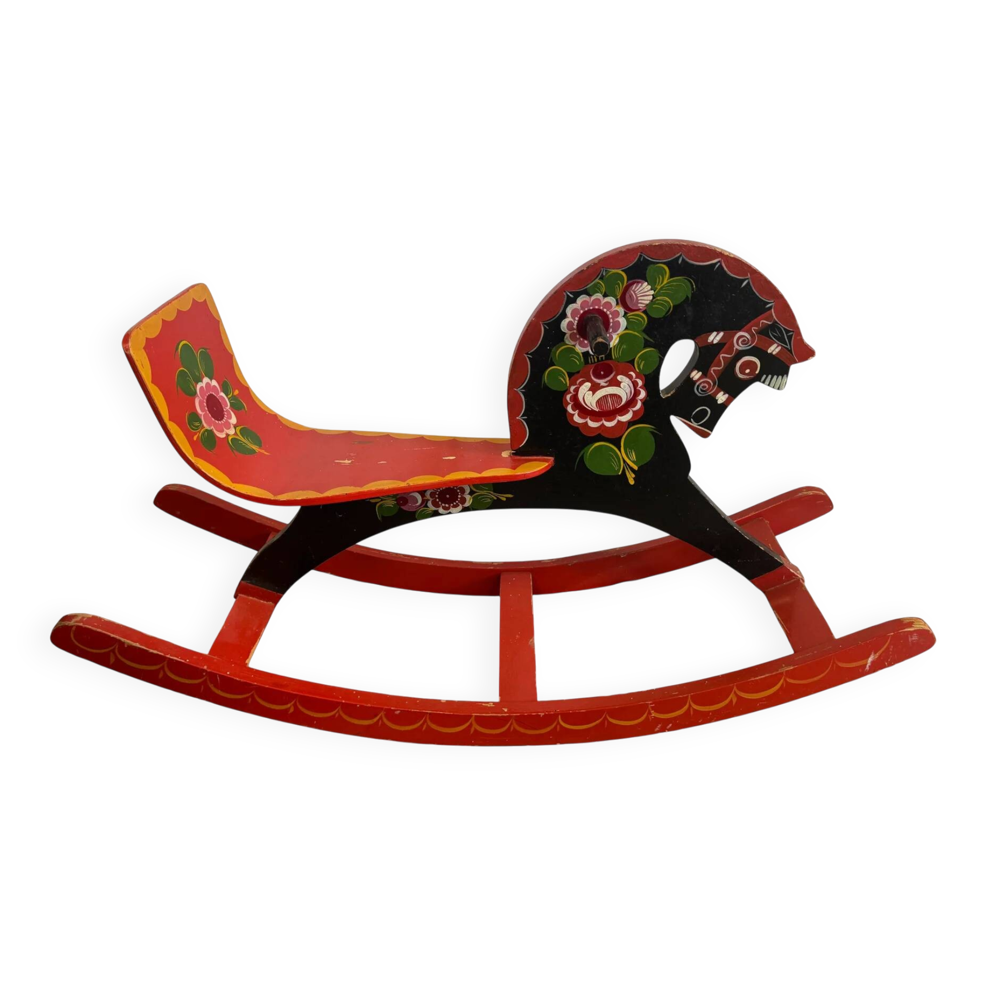Vintage Russian rocking horse, 70s
