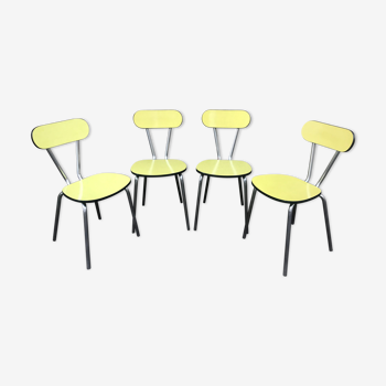 Yellow formica chairs