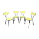 Yellow formica chairs