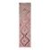 1970s Turkish Oushak Handmade Wool Cotton Pink Runner Rug 93x358