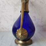 Carafe verre et laiton